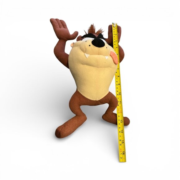 LOONEY TUNES Tazmanian Devil Plush Stuffed Animal 13" Taz - Picture 3 of 5